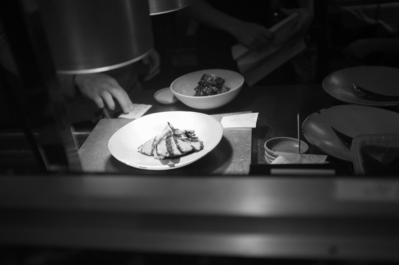 Close-up plated dish styled for a premium restaurant